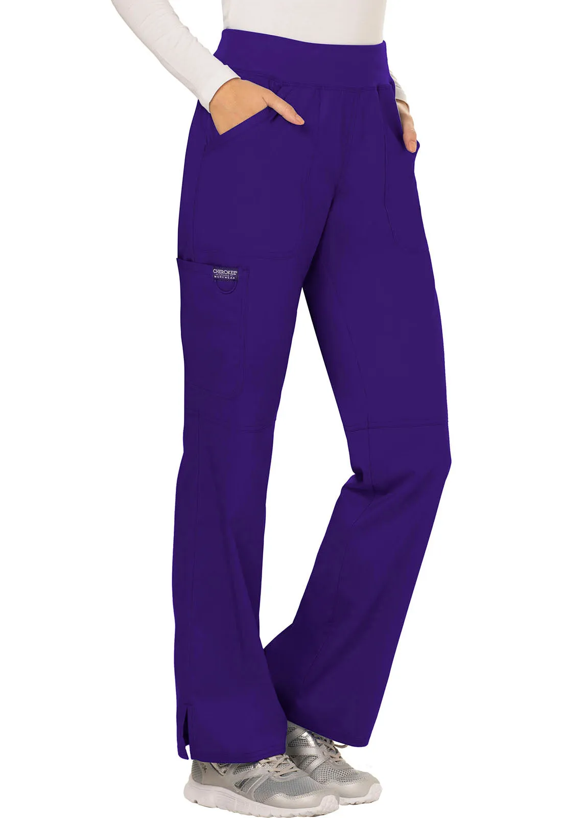Revolution WW110 Mid Rise Straight Leg Pull-on Pants Grape