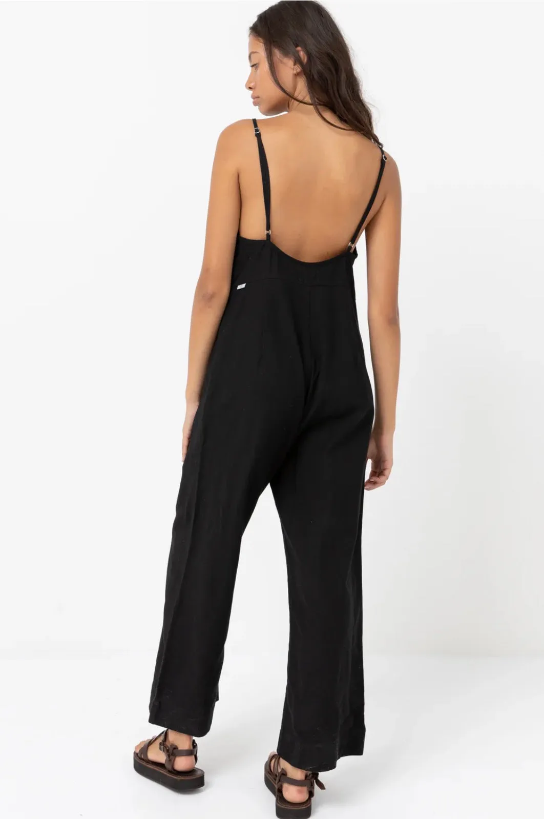 Rhythm Classic Jumpsuit Black