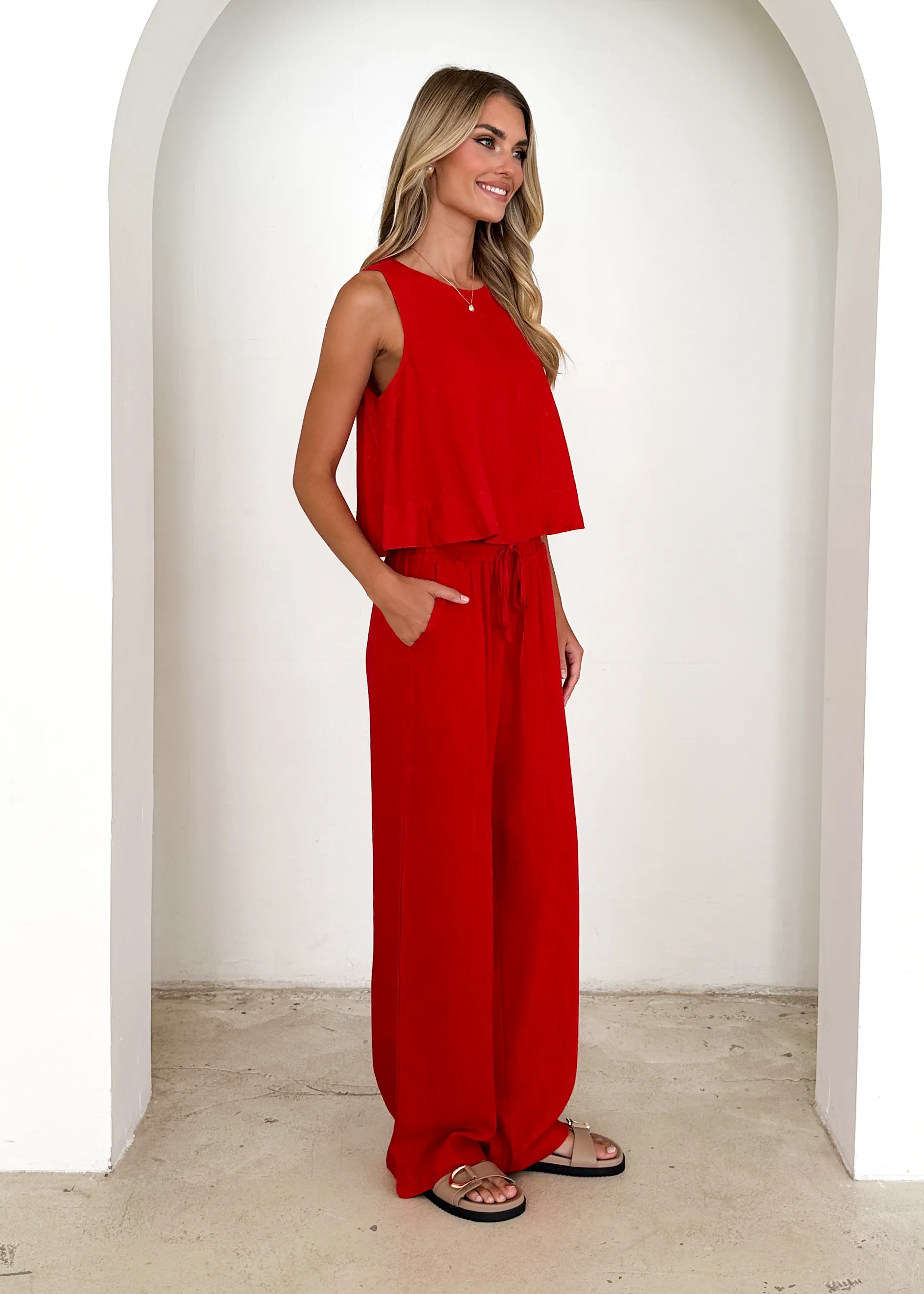 Rhythm Crop - Red