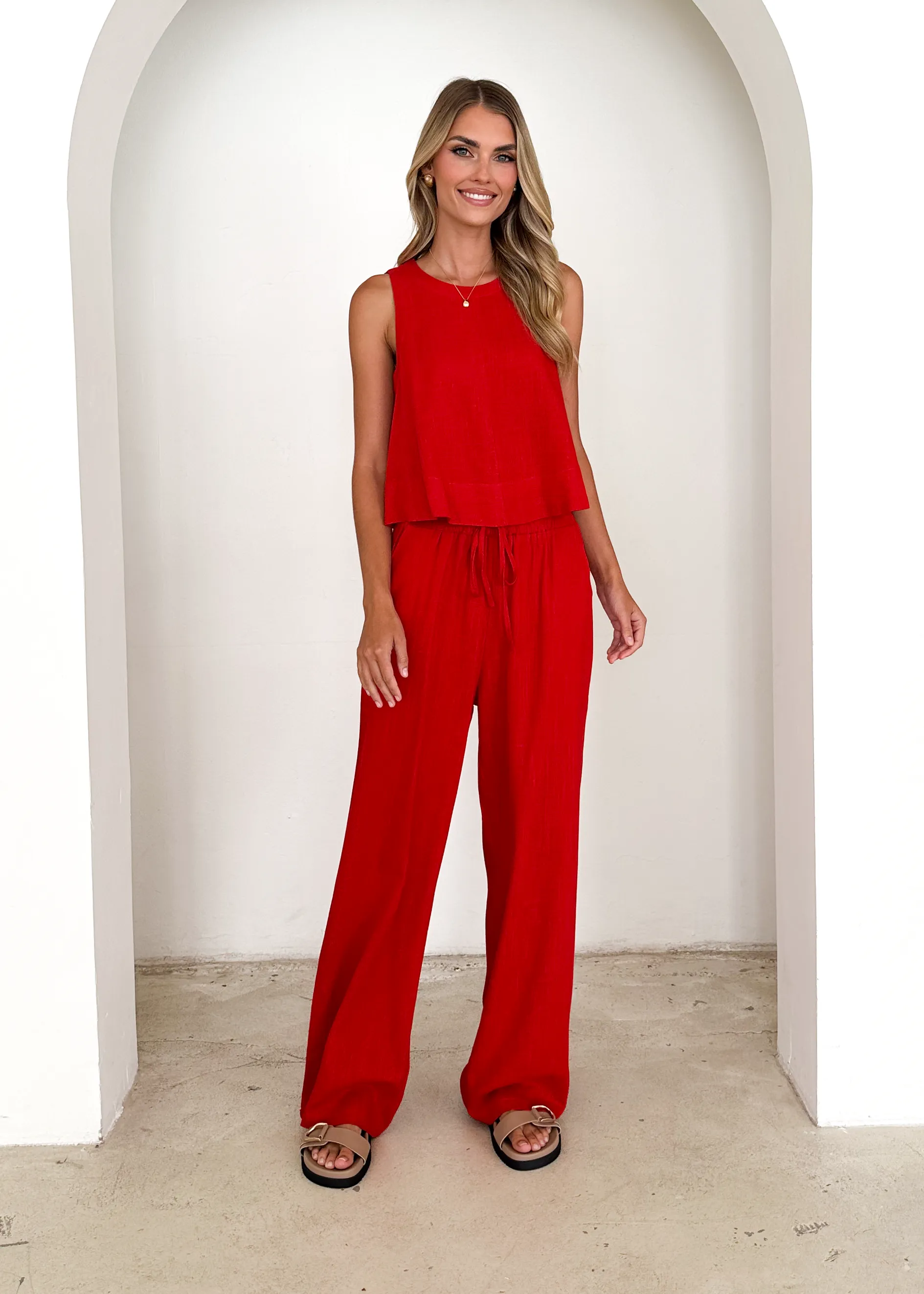 Rhythm Crop - Red