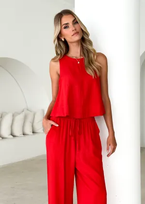 Rhythm Crop - Red