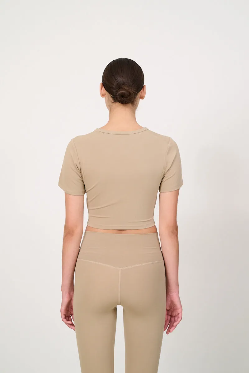 River Cropped SS Tee