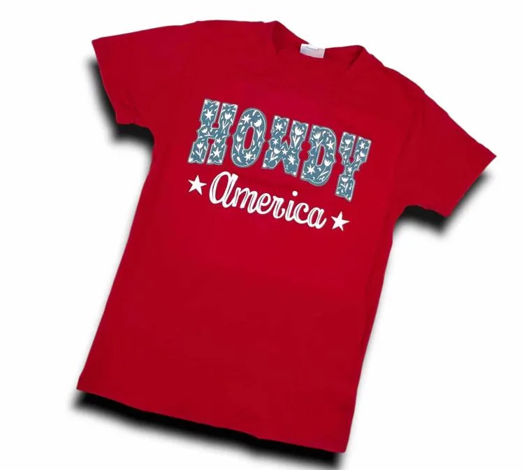 Rocker Tee - Howdy American Graphic