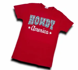 Rocker Tee - Howdy American Graphic