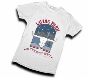 Rocker Tee - Living Free Graphic