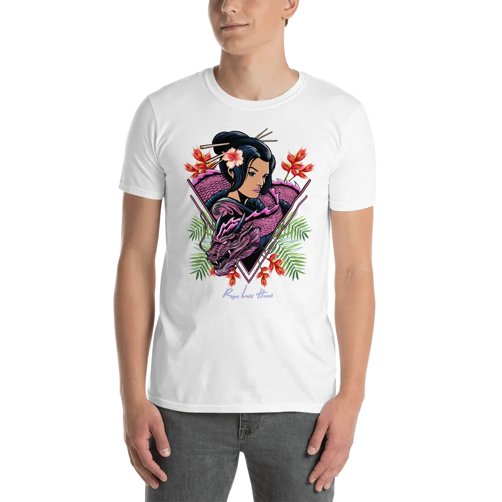 Rogue Labs Geisha Dragon Mens T-Shirt