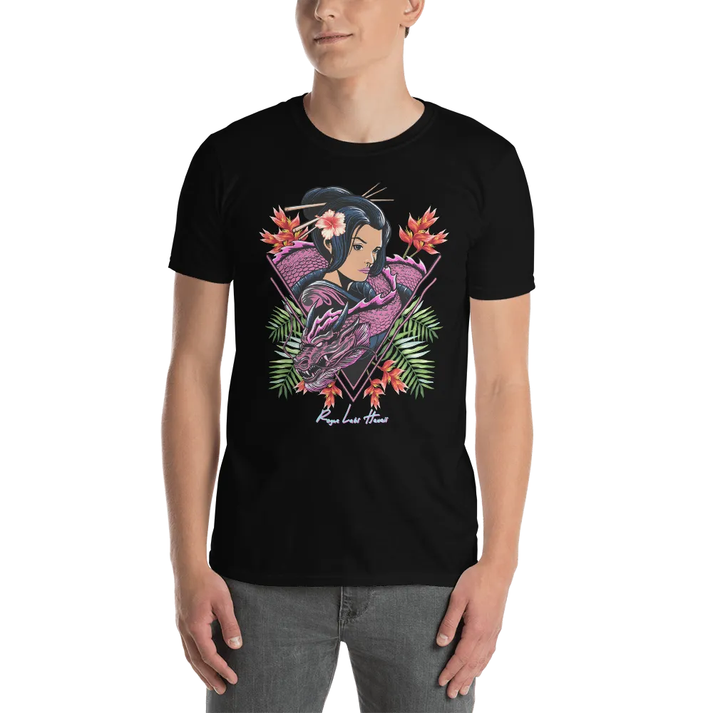 Rogue Labs Geisha Dragon Mens T-Shirt