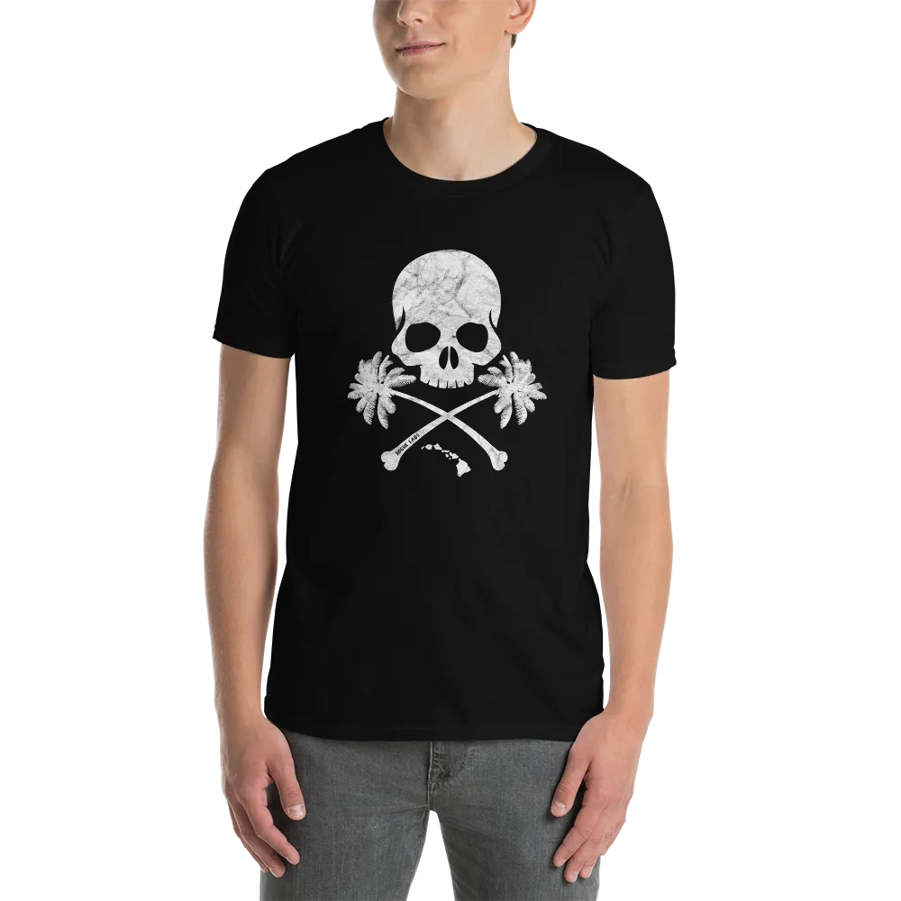 Rogue Labs Skulls N Palm Trees Mens T-Shirt