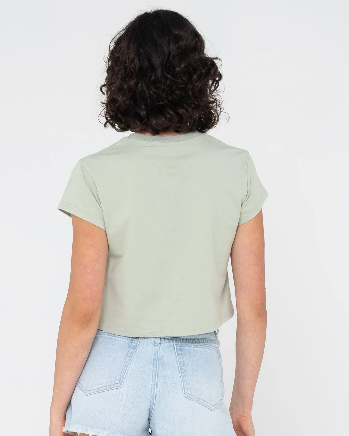 RUSTY PALM CLASSIC SLIM FIT CROP TEE