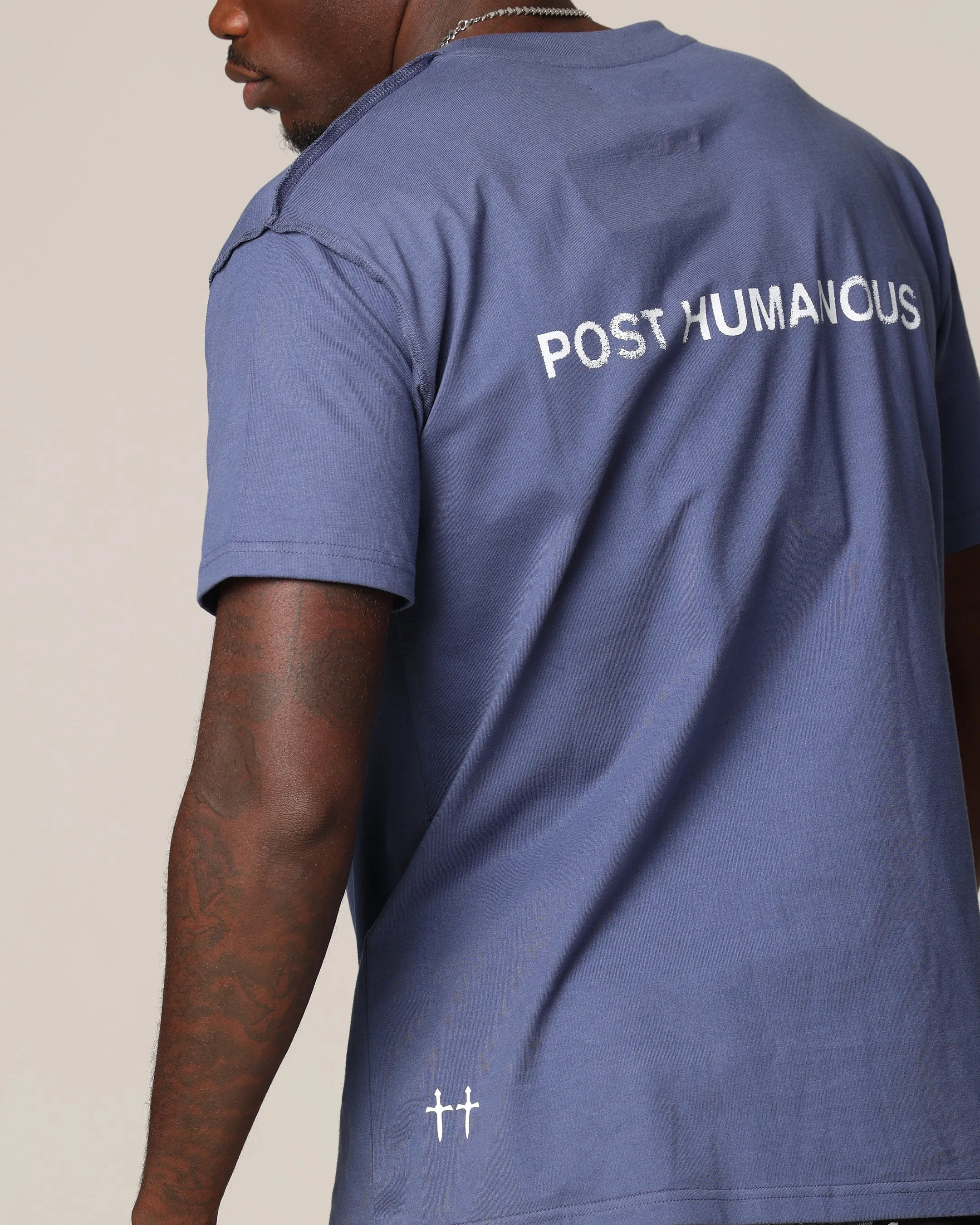 Saint Morta Wraith Cut T-Shirt Petrol Blue