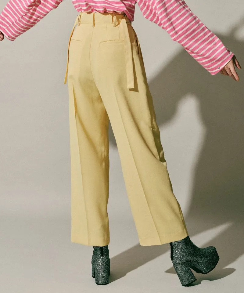 【SALE】Color Wide tapered Pants
