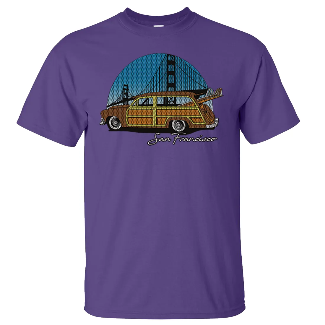 San Francisco Knit Style Woody Asst Colors T-shirt/tee