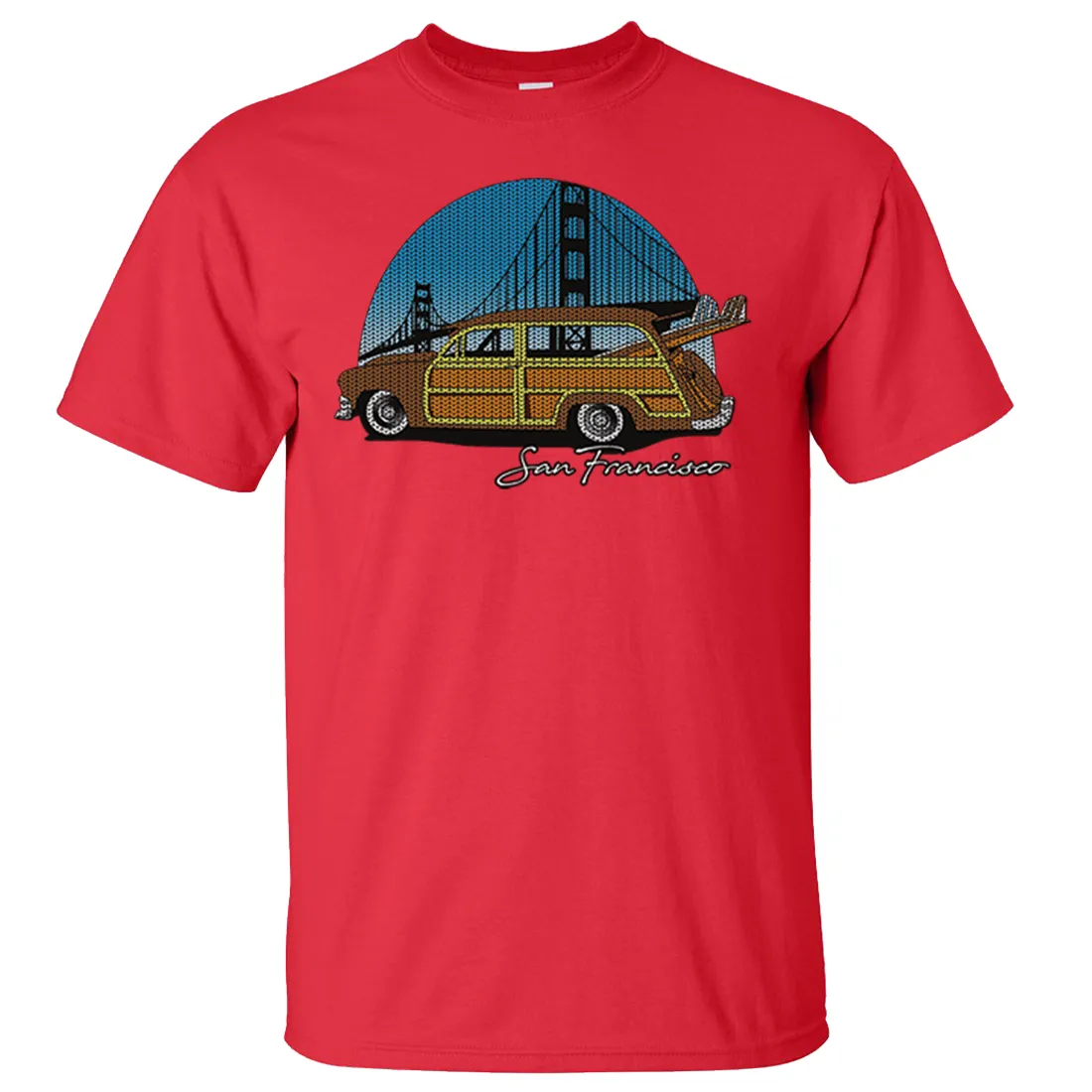 San Francisco Knit Style Woody Asst Colors T-shirt/tee