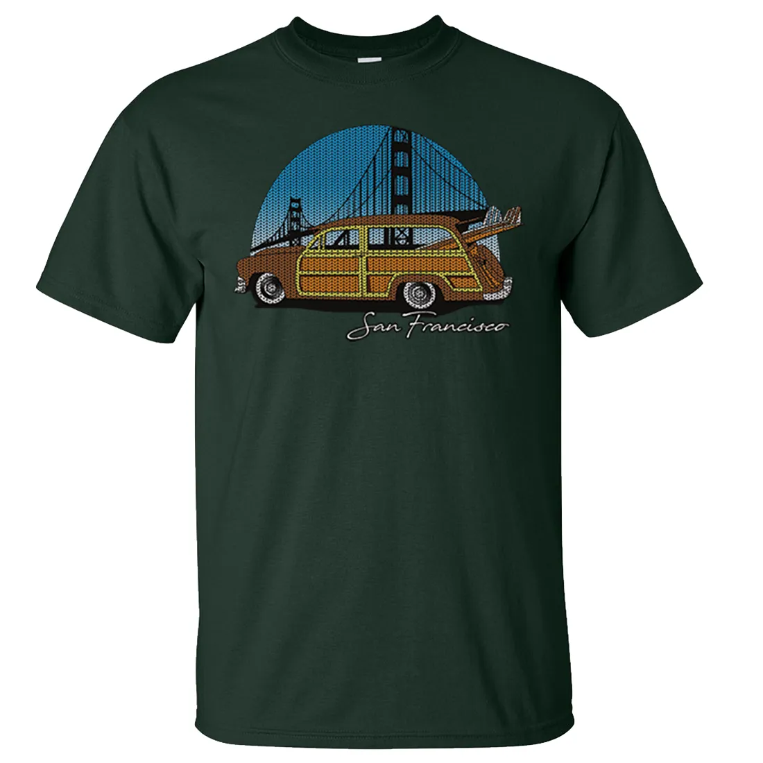 San Francisco Knit Style Woody Asst Colors T-shirt/tee