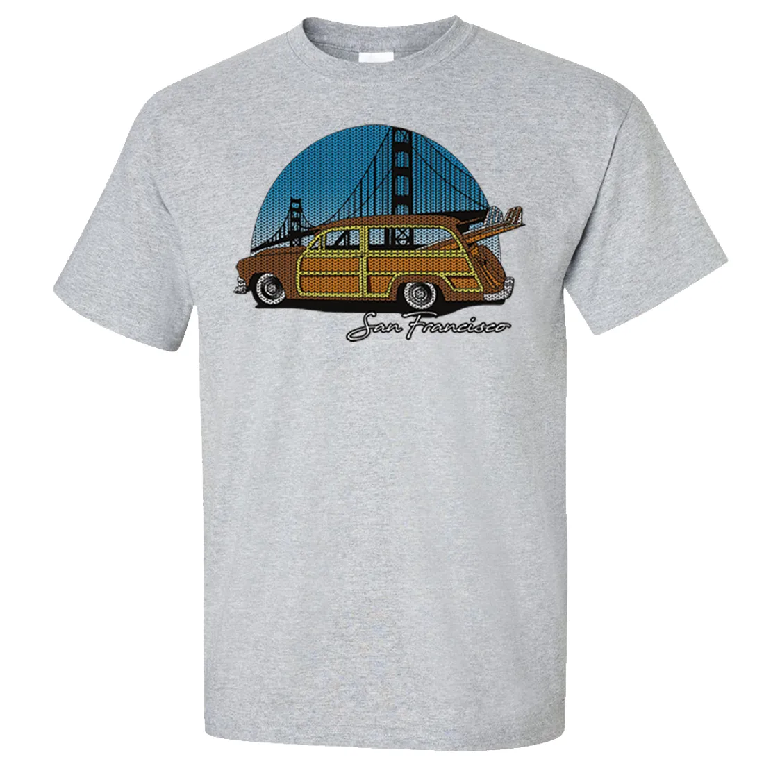 San Francisco Knit Style Woody Asst Colors T-shirt/tee