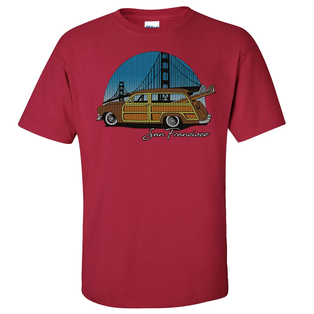 San Francisco Knit Style Woody Asst Colors T-shirt/tee