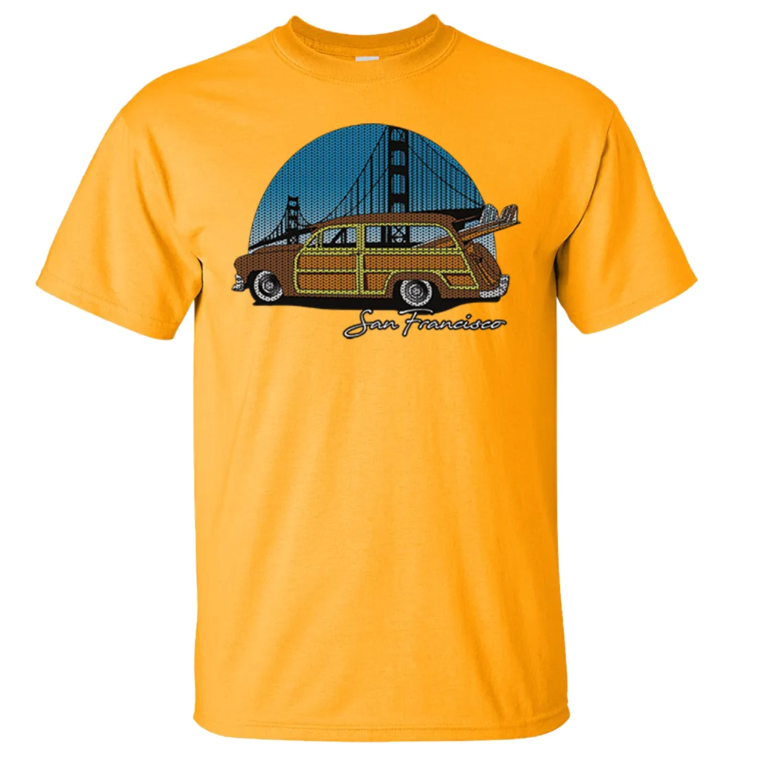 San Francisco Knit Style Woody Asst Colors T-shirt/tee