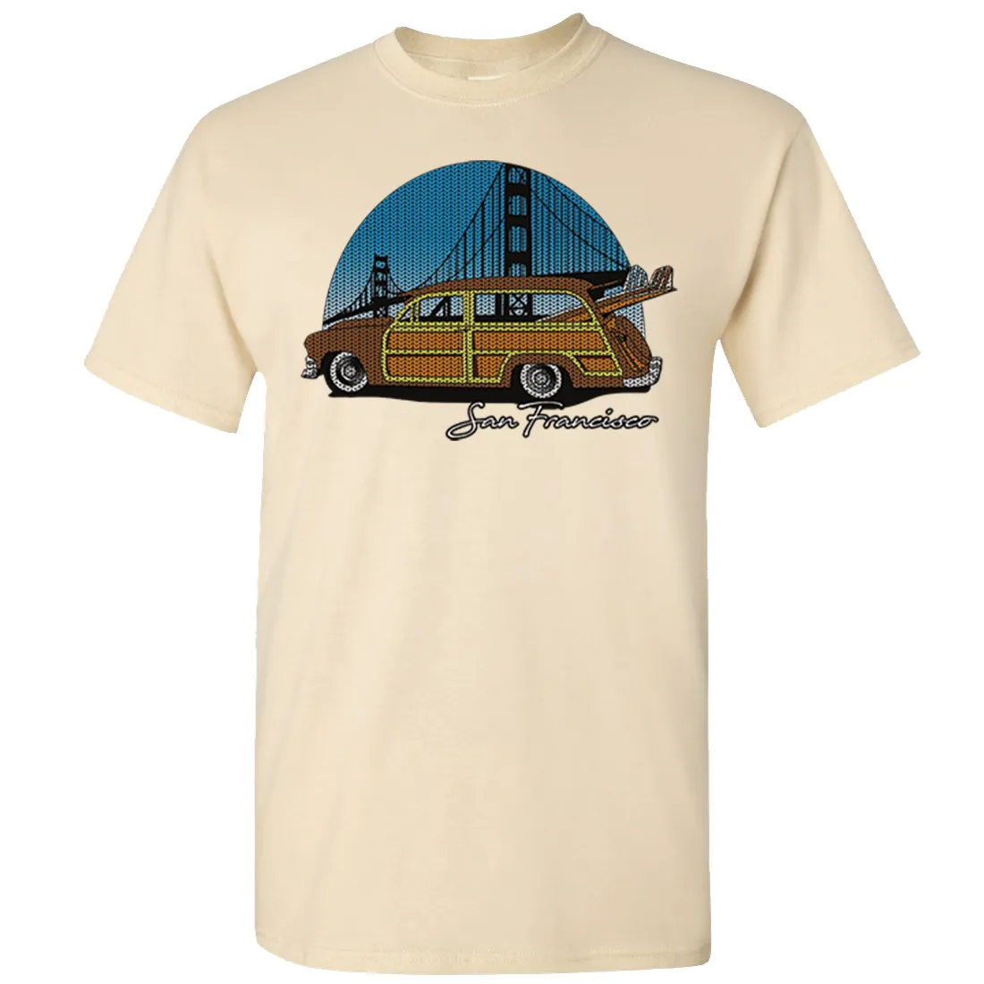 San Francisco Knit Style Woody Asst Colors T-shirt/tee