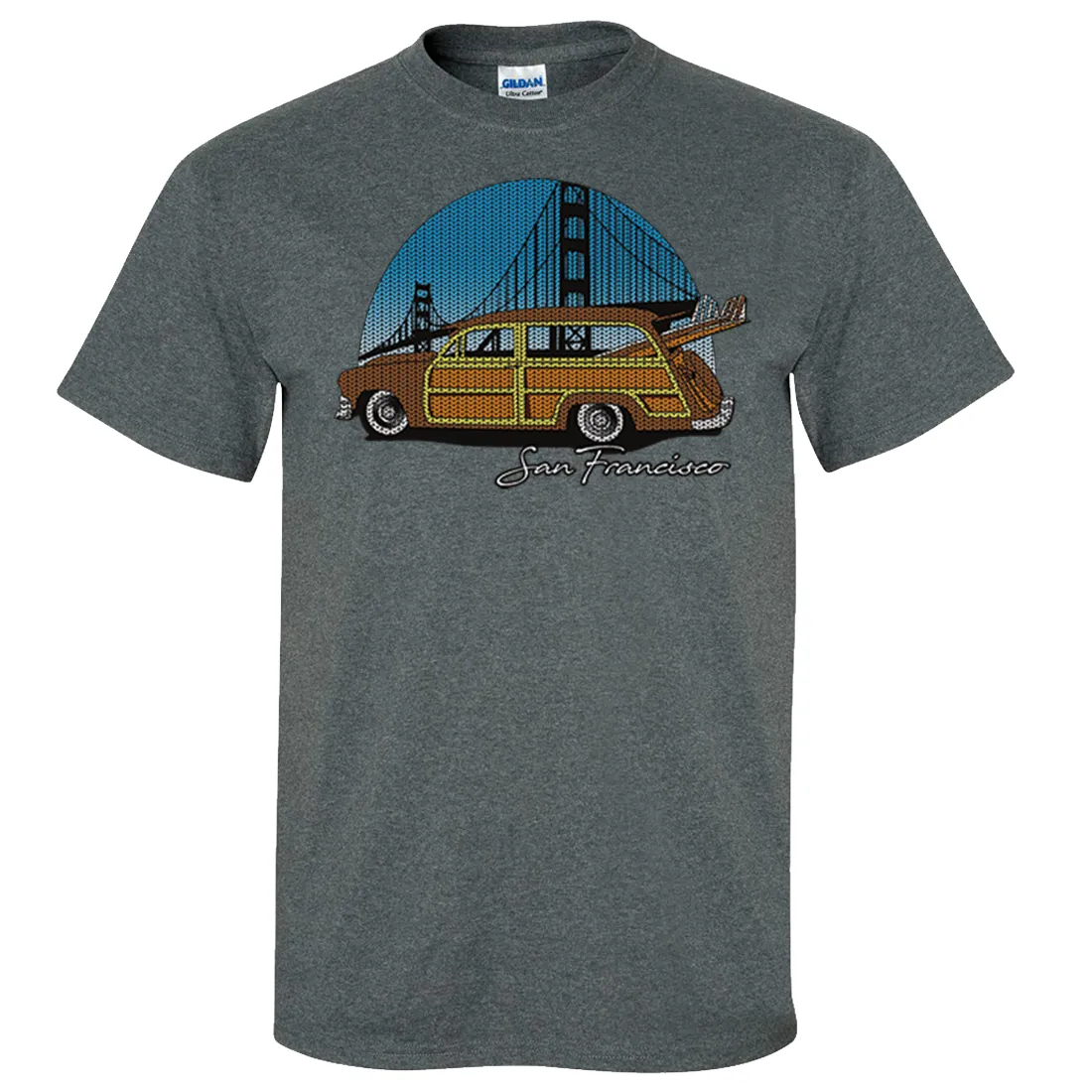 San Francisco Knit Style Woody Asst Colors T-shirt/tee
