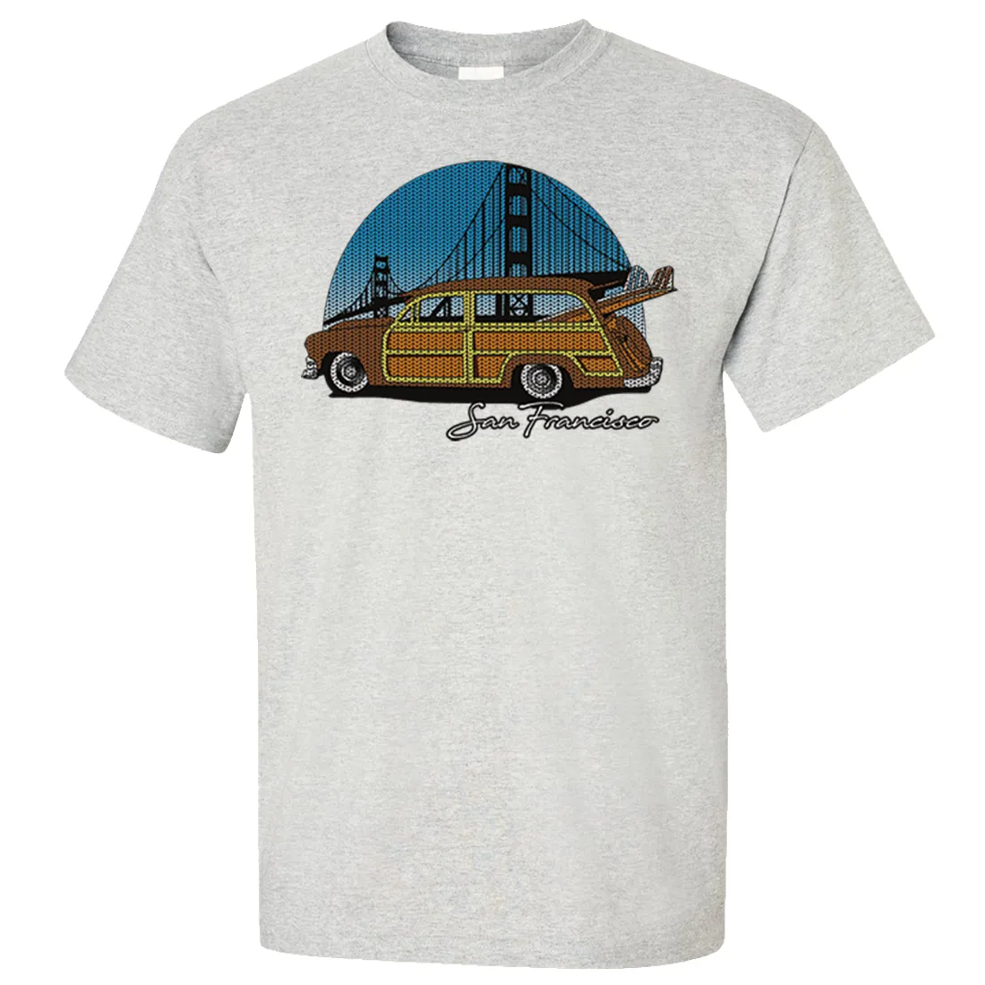 San Francisco Knit Style Woody Asst Colors T-shirt/tee
