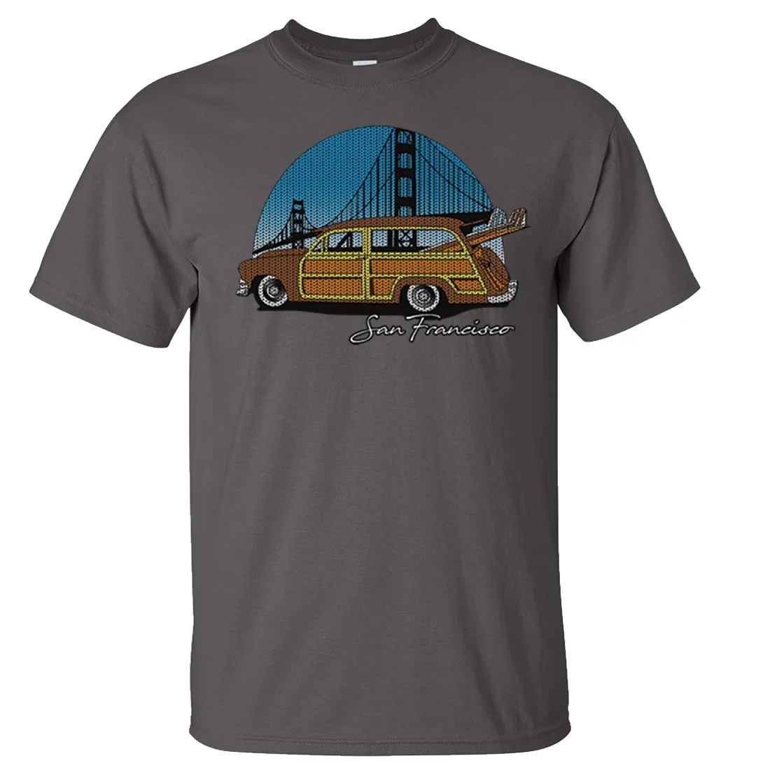 San Francisco Knit Style Woody Asst Colors T-shirt/tee