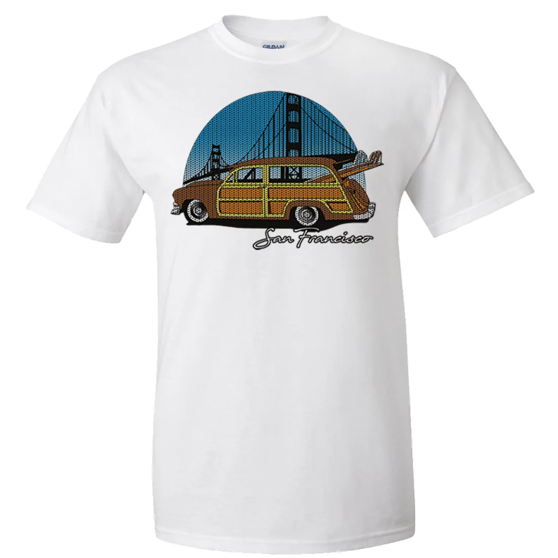 San Francisco Knit Style Woody Asst Colors T-shirt/tee