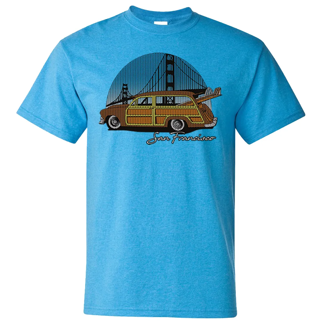 San Francisco Knit Style Woody Asst Colors T-shirt/tee