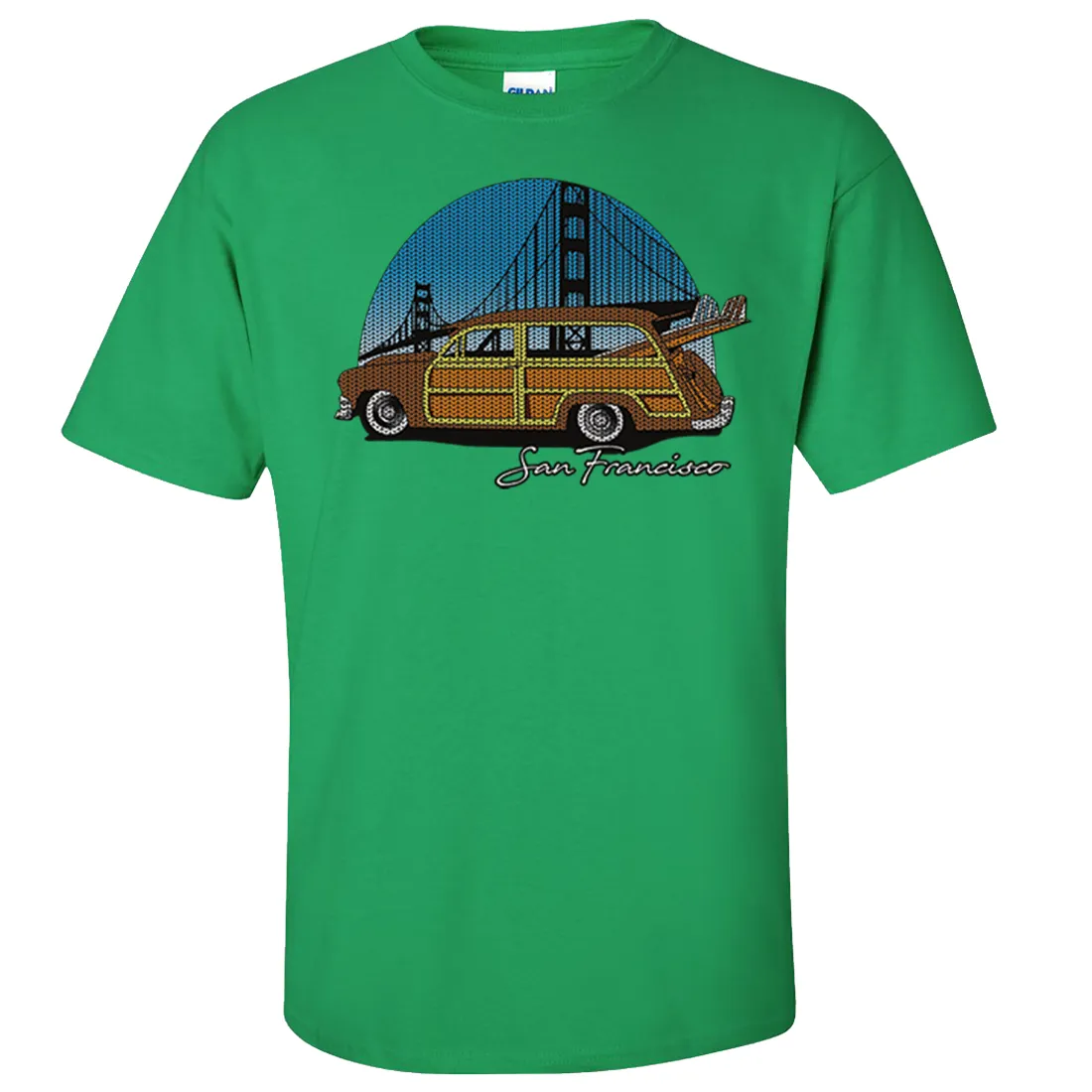 San Francisco Knit Style Woody Asst Colors T-shirt/tee