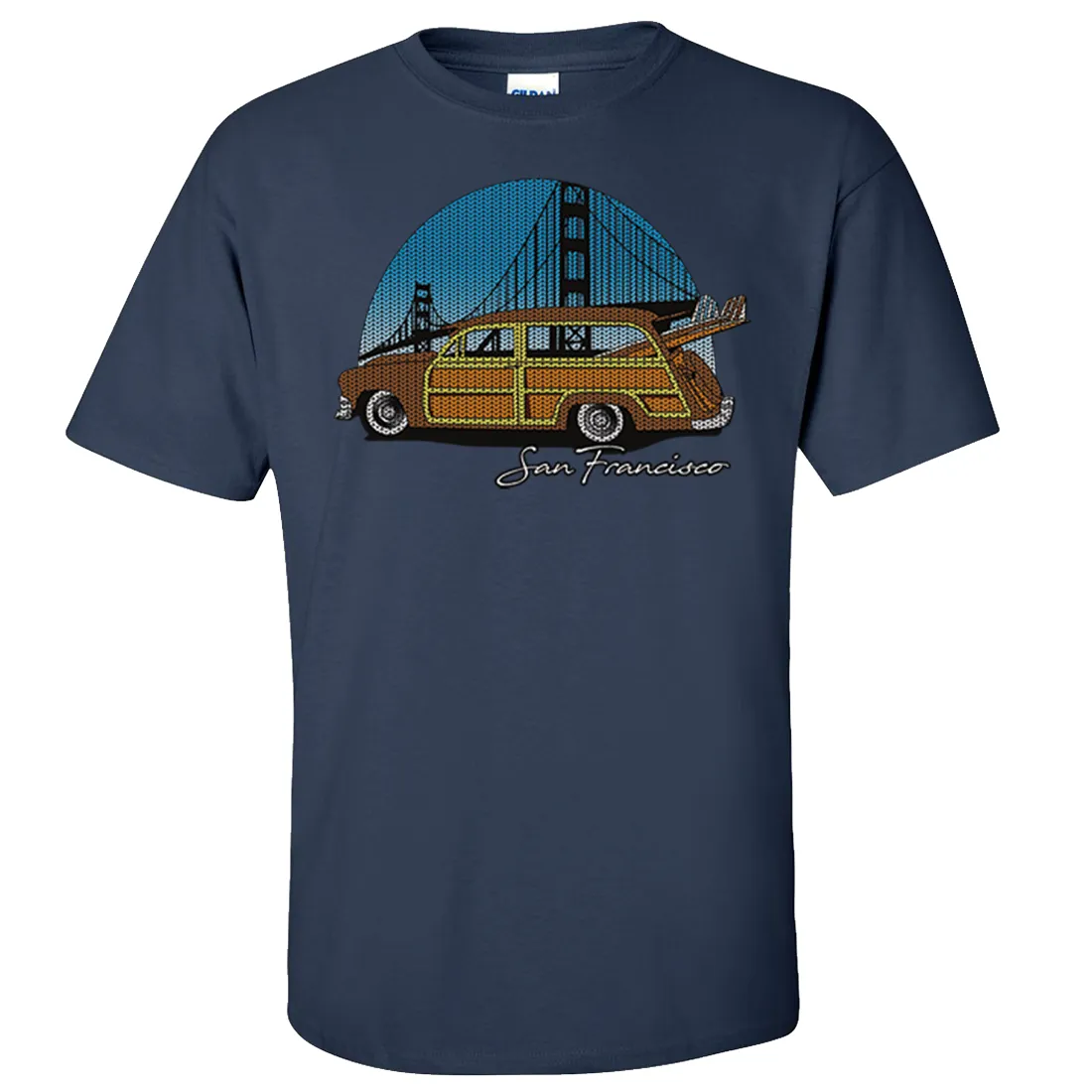 San Francisco Knit Style Woody Asst Colors T-shirt/tee
