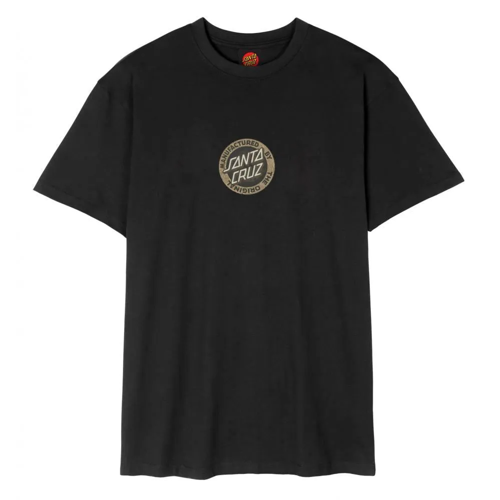 Santa Cruz T-Shirt Carved MFG Front T-Shirt - Black