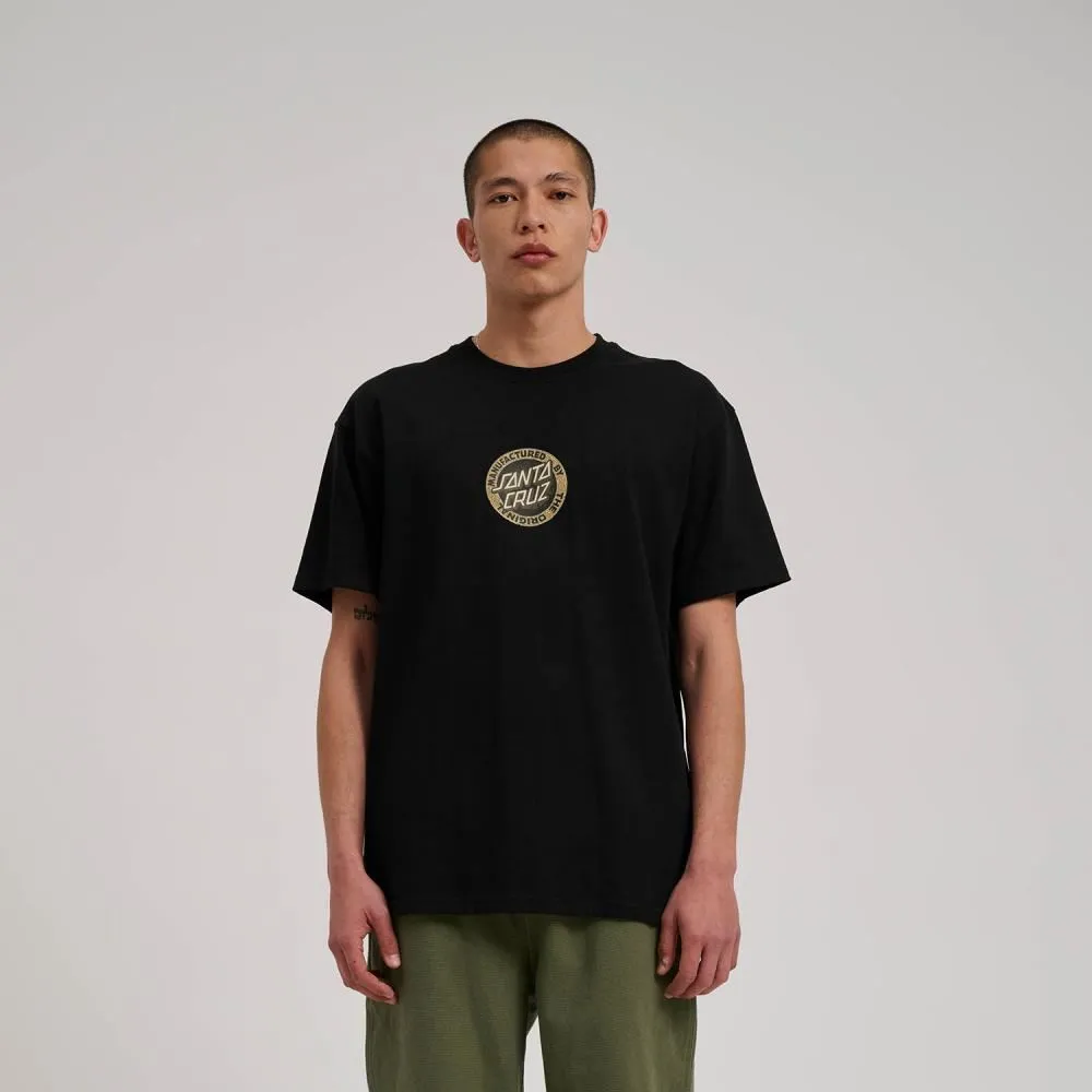 Santa Cruz T-Shirt Carved MFG Front T-Shirt - Black