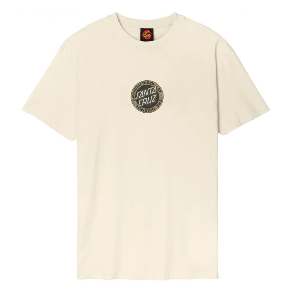 Santa Cruz T-Shirt Carved MFG Front T-Shirt - Bone
