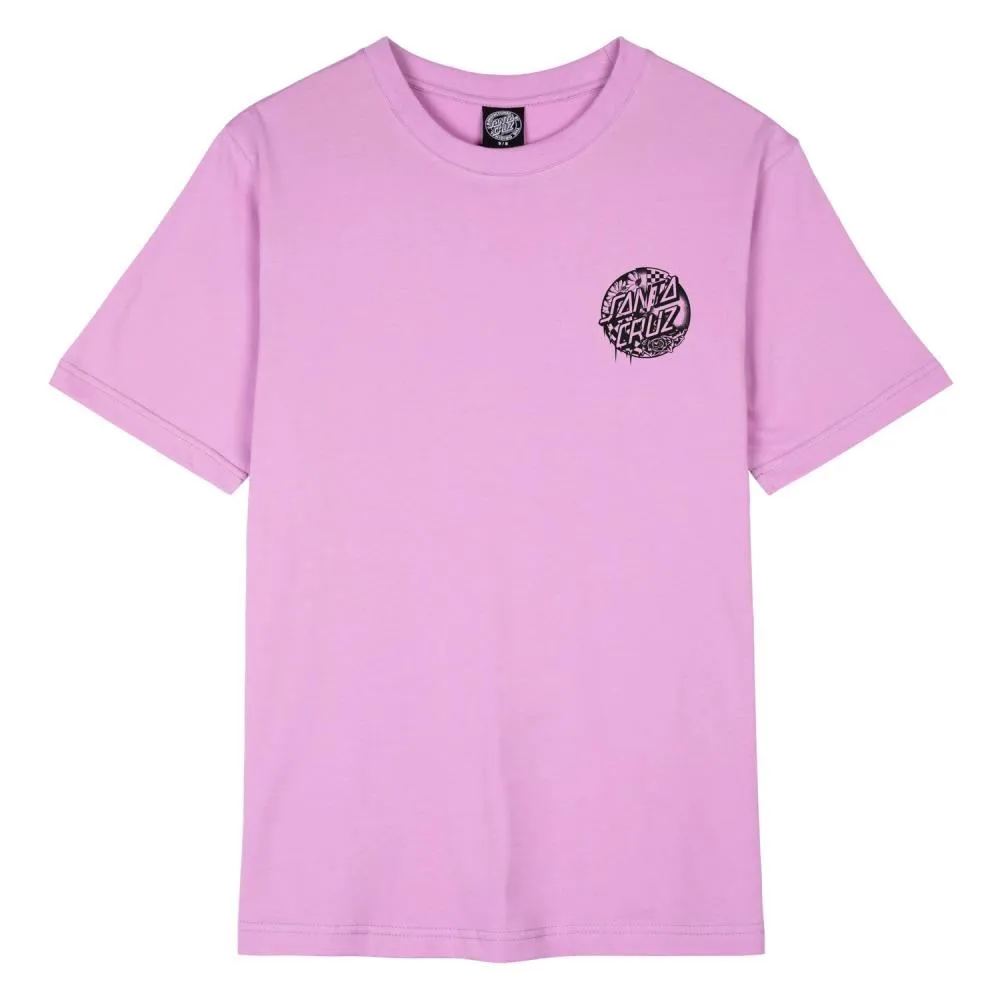 Santa Cruz Women's T-Shirt Fusion Dot Pop T-Shirt - Violet Tulle
