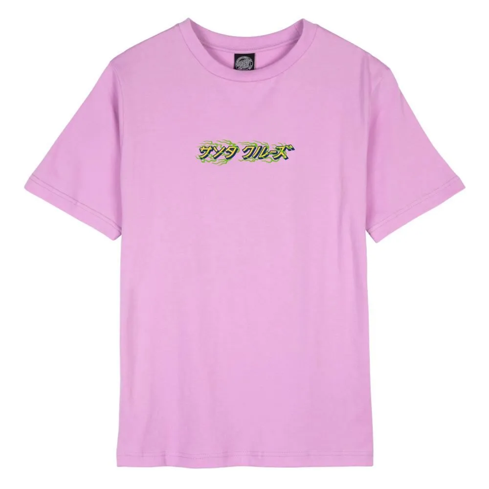 Santa Cruz Women's T-Shirt Inferno Strip Hand T-Shirt - Violet Tulle