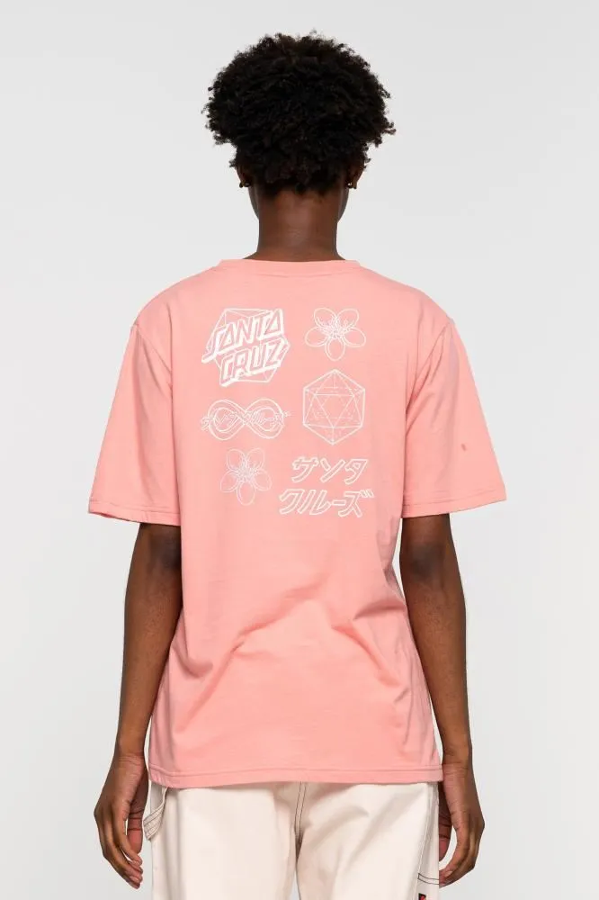 Santa Cruz Womens T-Shirt Infinity T-Shirt - Pink Amethyst