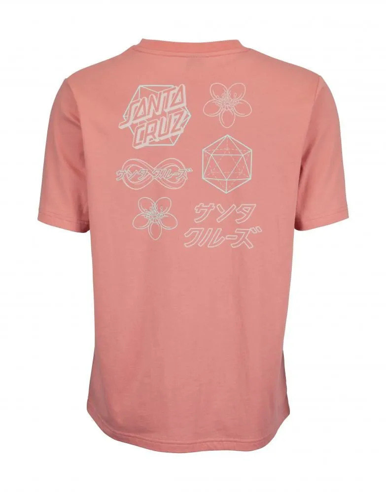 Santa Cruz Womens T-Shirt Infinity T-Shirt - Pink Amethyst