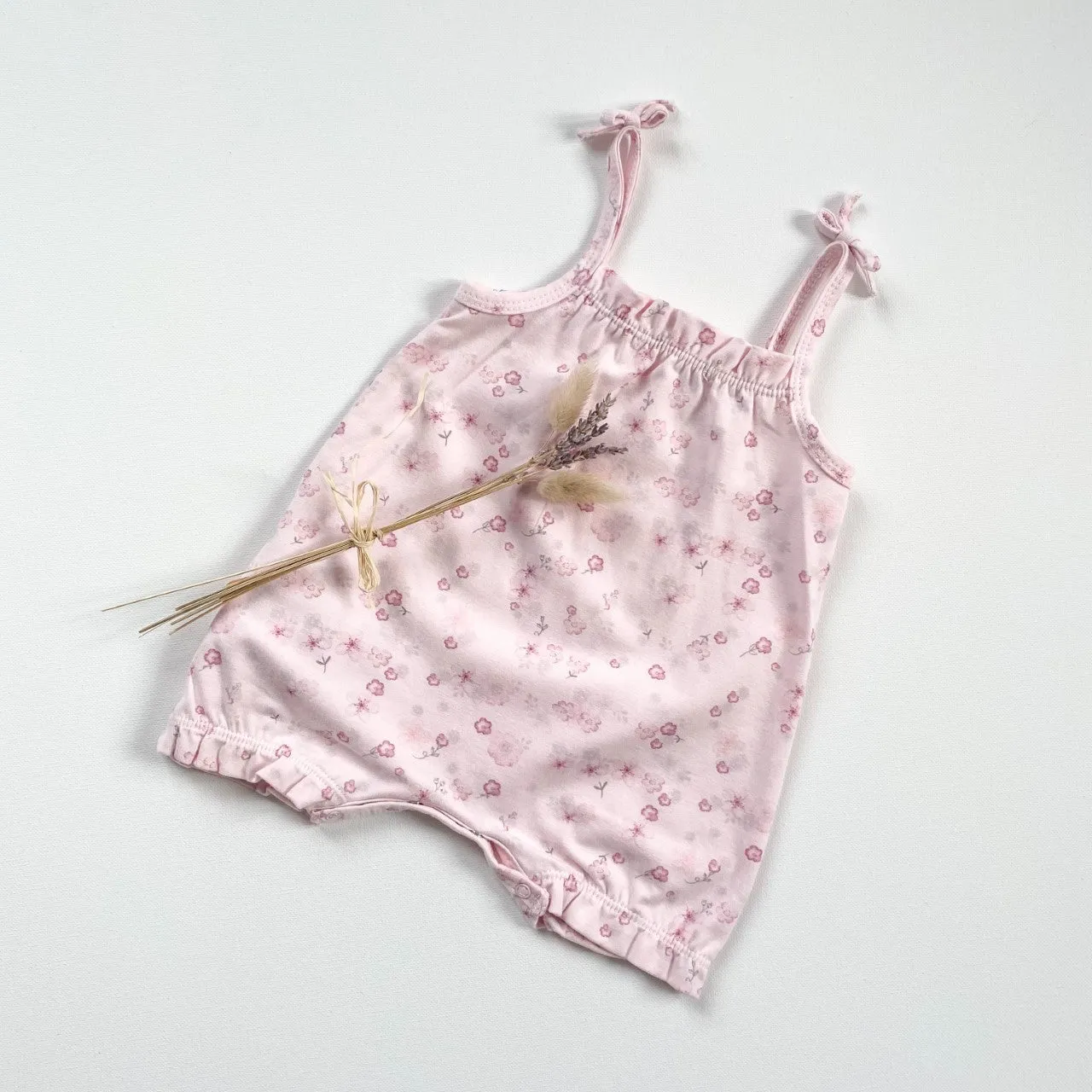 Savannah Pink Vest Romper