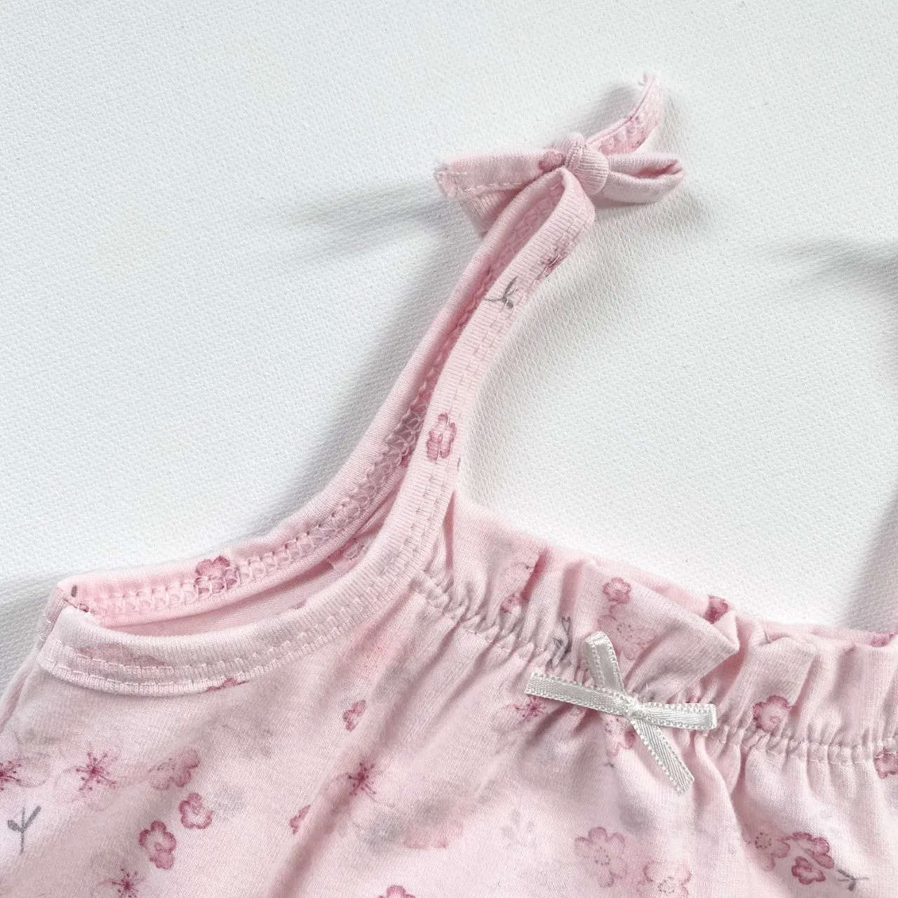 Savannah Pink Vest Romper