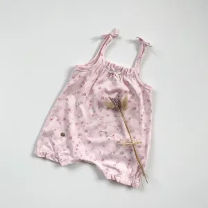 Savannah Pink Vest Romper