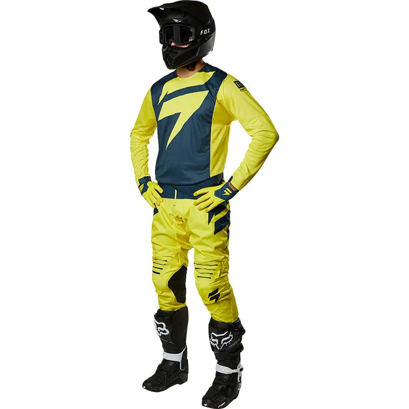 SHIFT 3LACK MAINLINE PANTS YELLOW/NAVY