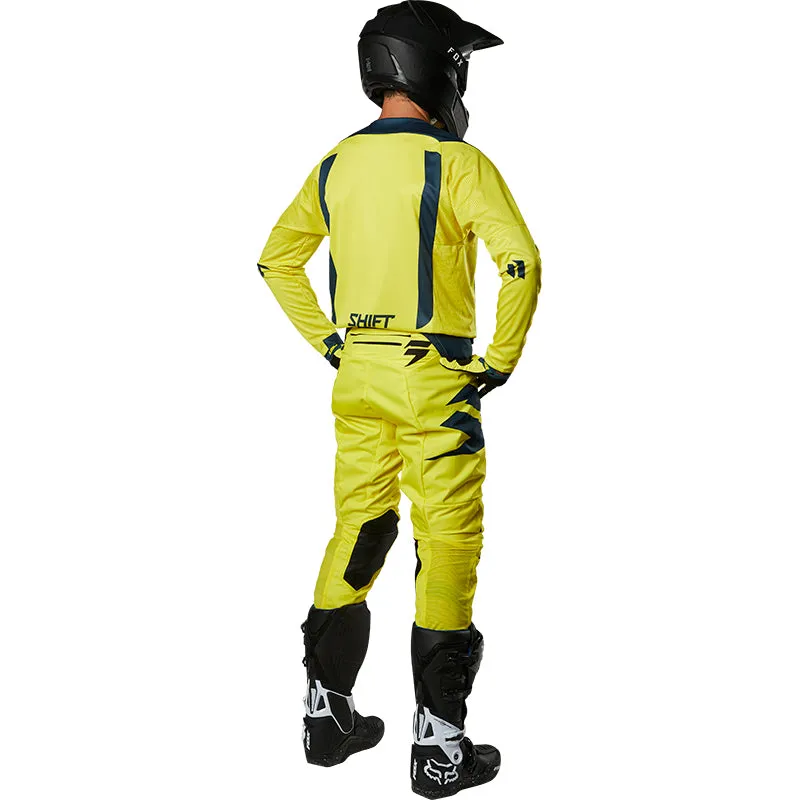 SHIFT 3LACK MAINLINE PANTS YELLOW/NAVY