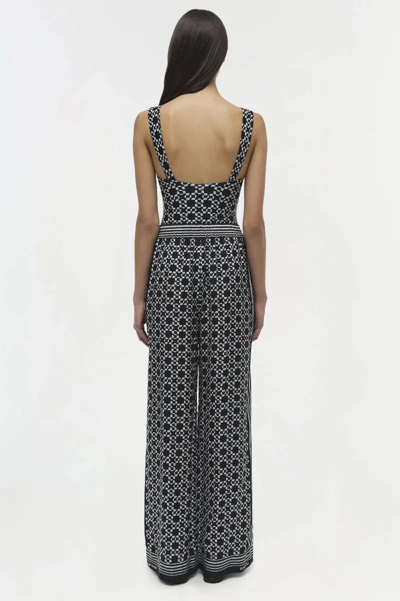 SIMKHAI - Zuna Straight Leg Pajama Pant in Black