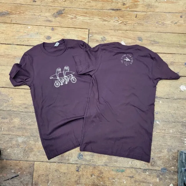 Sloths on Tandem Short Sleeve Tee