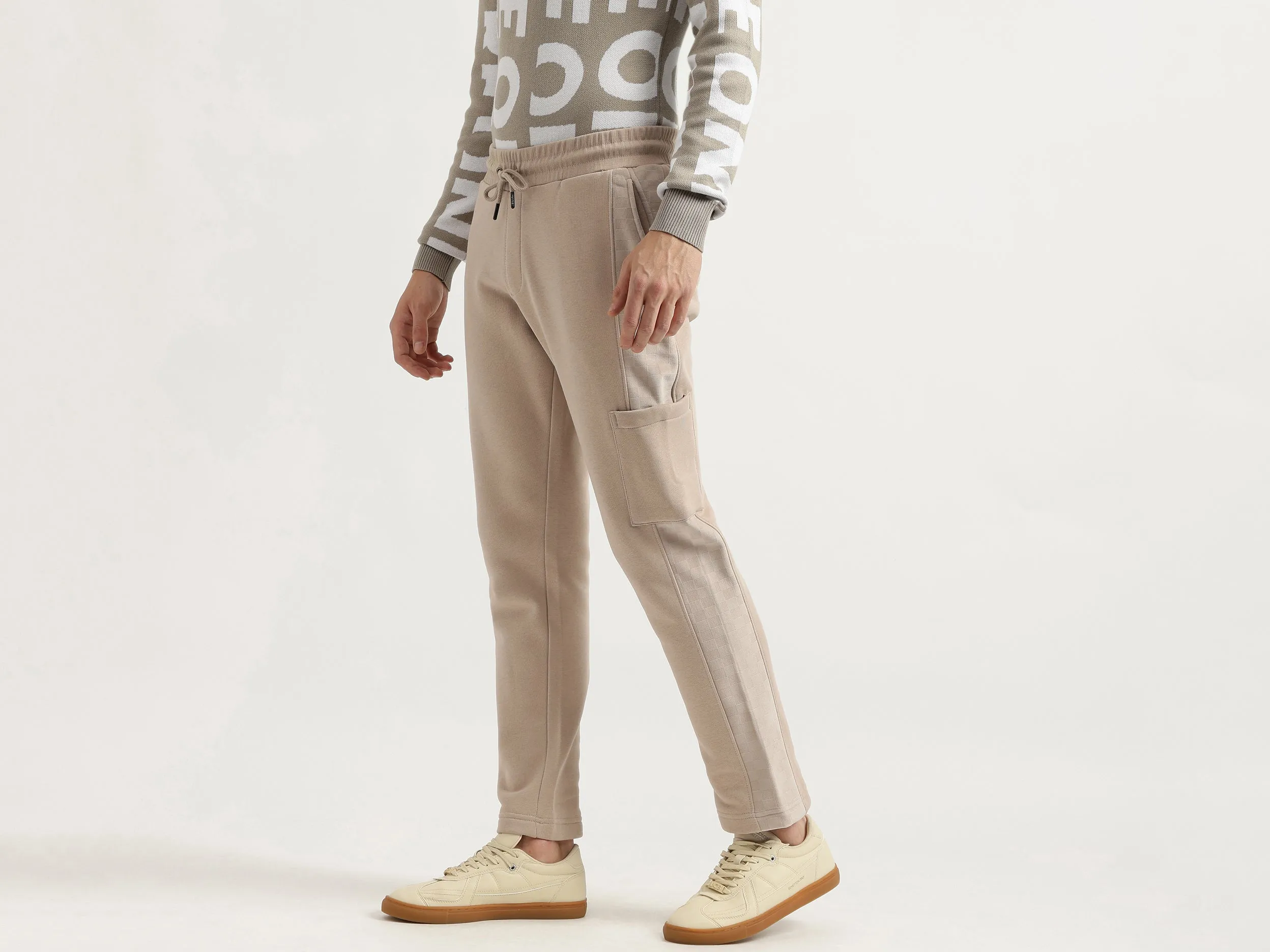Solid Regular Fit Trackpants