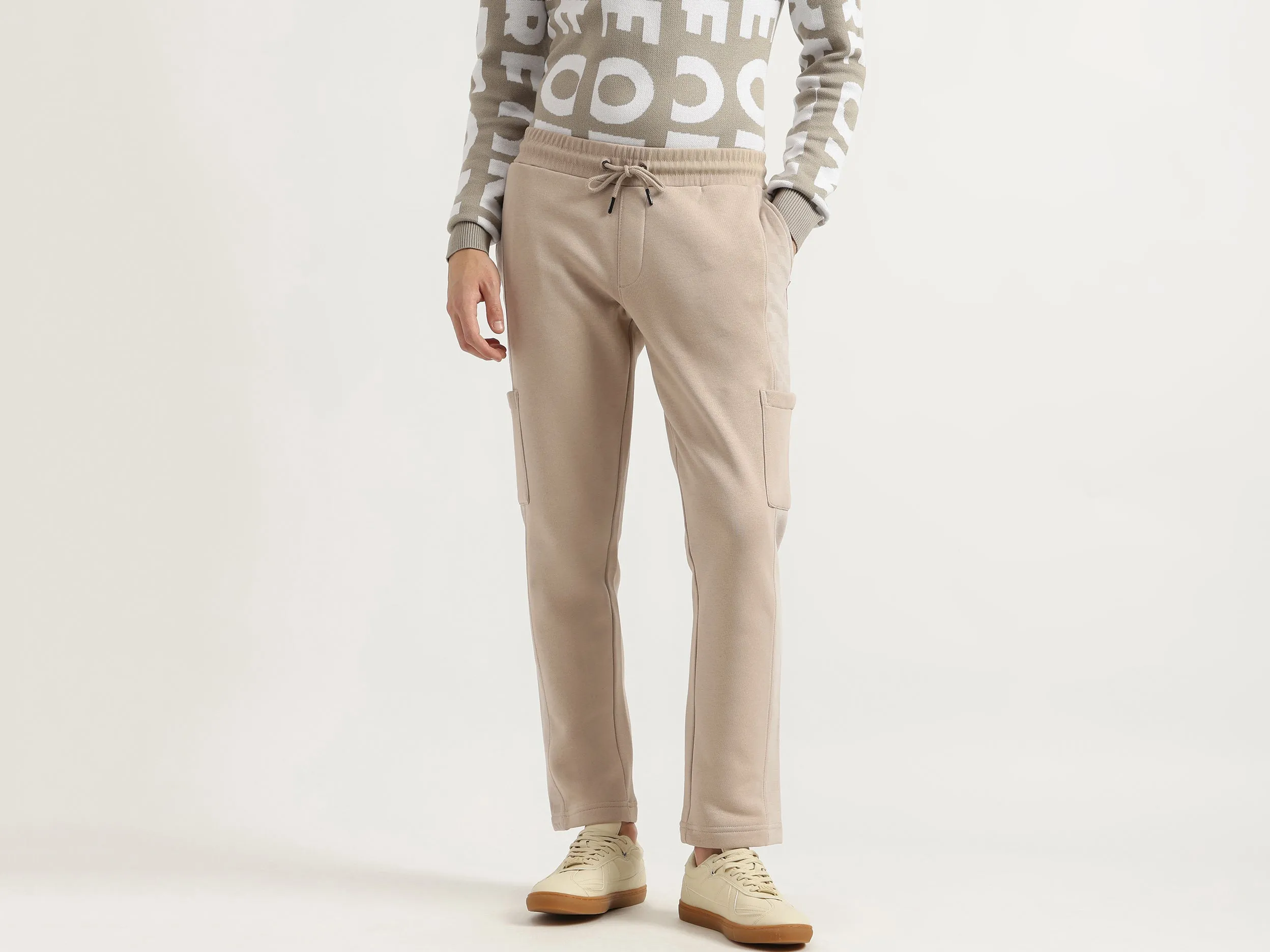 Solid Regular Fit Trackpants