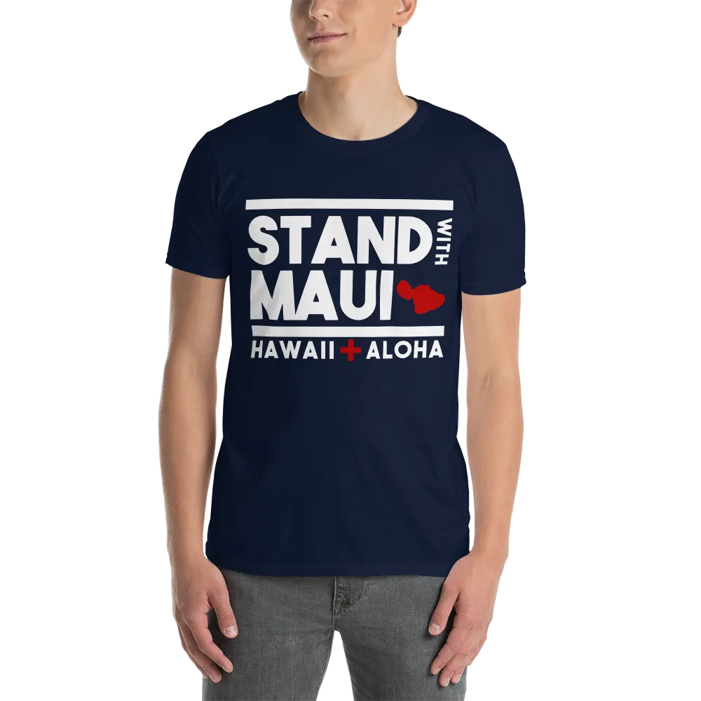 Stand with Maui Ohana Mens Charity T-Shirt