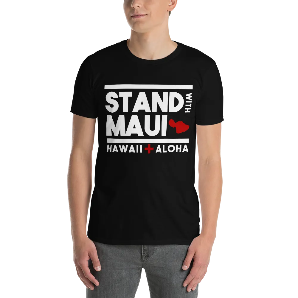 Stand with Maui Ohana Mens Charity T-Shirt