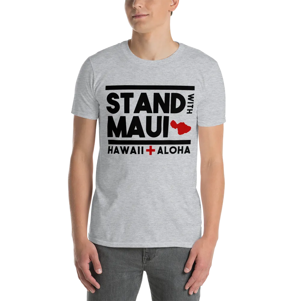 Stand with Maui Ohana Mens Charity T-Shirt
