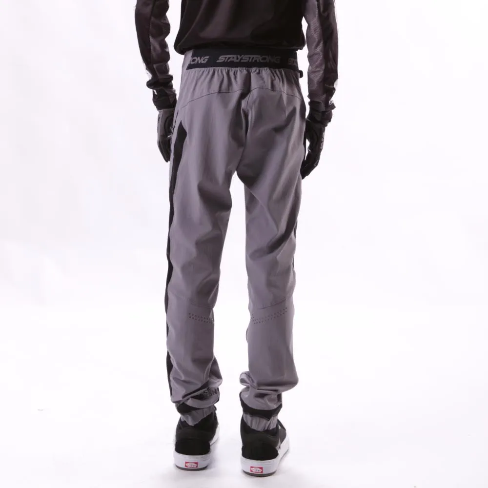 Stay Strong Youth V2 Race Pants - Grey/Black