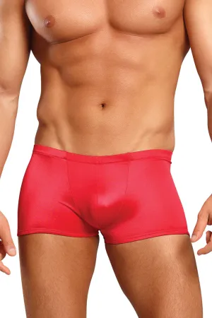 Stretch Satin Boxer Shorts Red